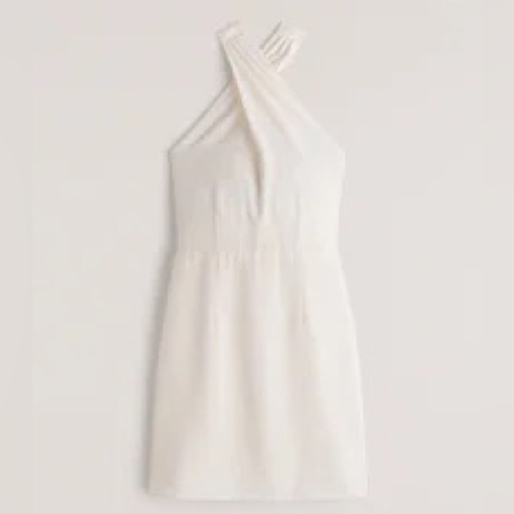Abercrombie and Fitch halter white dress